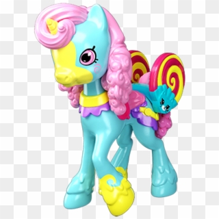 Happy Places Shopkins Candy Clops Pony Unicorn Toy - Figurine, HD Png Download