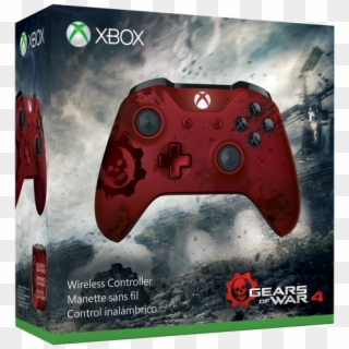 Xbox One Wireless Controller Gears Of War 4 Crimson - Gadget, HD Png Download