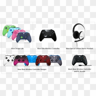 Product Shots Of Various Xbox Accessories - Xbox Design Lab Controllers Png, Transparent Png