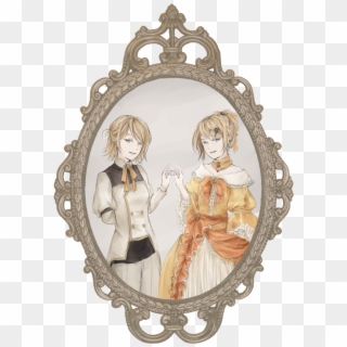 E C And Rilliane By Matryoshka Ruth - Oval Mirror Frame Png, Transparent Png