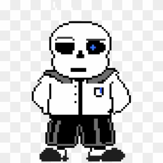 Download Sans Undertale Black Line White Sprite HQ PNG Image, FreePNGImg