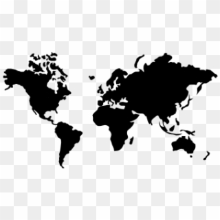 World Map Icon - Map Of World Icon, HD Png Download