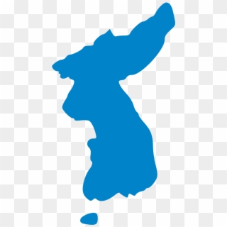 File - Korea Map - Svg - Korean Unification Flag, HD Png Download