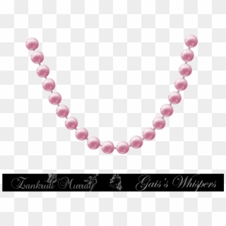 Jewelry Clipart Beaded Necklace - Pink Pearls Clip Art, HD Png Download