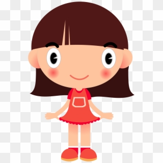 Cartoon Girl Dress - Rosy Cheeks Clipart, HD Png Download
