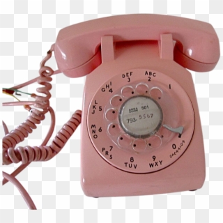 Rotary Dial Phone Png - Pink Rotary Phone Png, Transparent Png