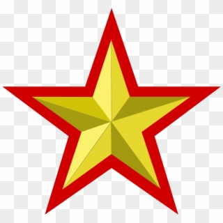 Download - Red And Yellow Stars, HD Png Download