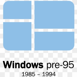 Arti Windows Logo Keyset Windows 1.0 Hold) Logo Ic], HD Png Download