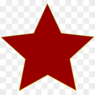 Pictures Of Red Stars - Dark Red Star Png, Transparent Png
