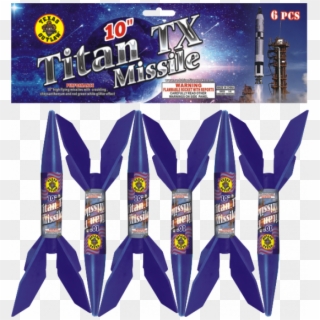 10 Titan Tx Missile - Texas Outlaw Fireworks, HD Png Download