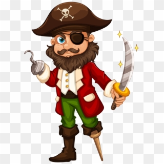 Pirate Png Image Background - Cartoon Pirate, Transparent Png