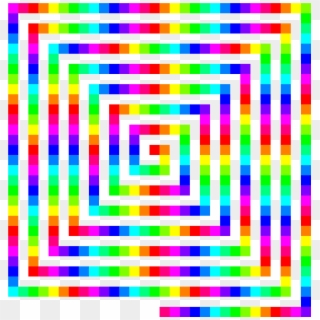 This Free Icons Png Design Of 12 Color 480 Square Spiral, Transparent Png