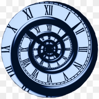 Free Png Download Roman Spiral Wall Clock Png Images - Clock Face Template, Transparent Png