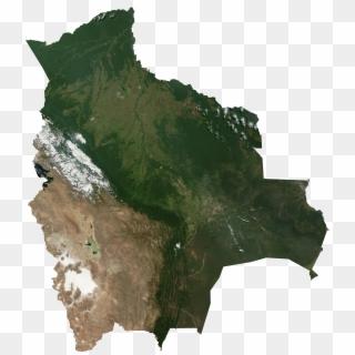 Satellite Image Of Bolivia, HD Png Download