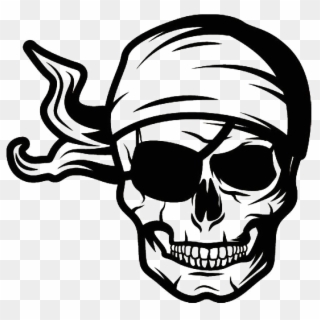 Pirate Skull Png Pic - Skull Pirate Logo Png, Transparent Png