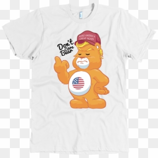 Don't Care Bear W/ Make America Great Again Hat Adult - Cartoon, HD Png Download