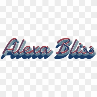 Alexa Bliss 3d Letter Png Name - Alexa Bliss Logo Png, Transparent Png