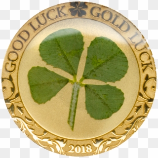 Coin Invest Trust Cit - Four Leaf Clover Gold Coin, HD Png Download
