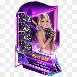 Alexabliss S5 23 Neon - Wwe Supercard Neon Cards, HD Png Download