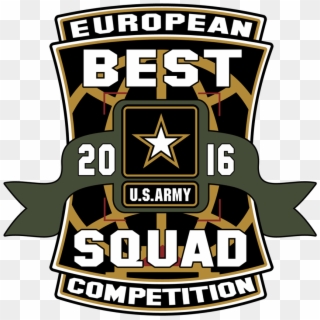 2016 European Best Squad Competition Logo - Us Army, HD Png Download