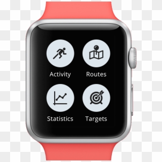 Apple Watchkit Icons - Pink A1 Smart Watch, HD Png Download