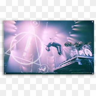 Live Backflip 3'x5' Flag - Panic At The Disco Jake Chams, HD Png Download