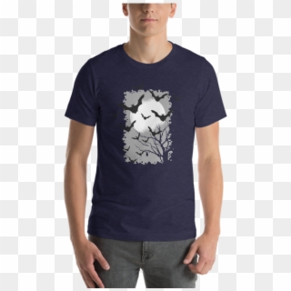 Flying Bats Short Sleeve Unisex T Shirt - T-shirt, HD Png Download