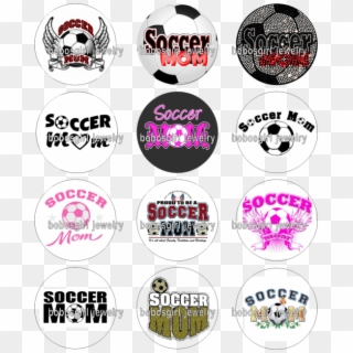 Soccer Mom Glass Button, HD Png Download