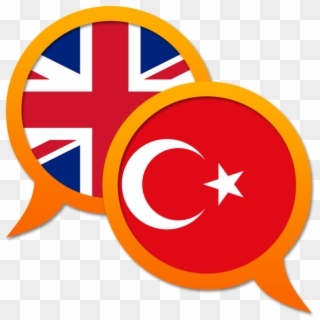 English-turkish Dictionary 4 - English And Turkish Flag, HD Png Download