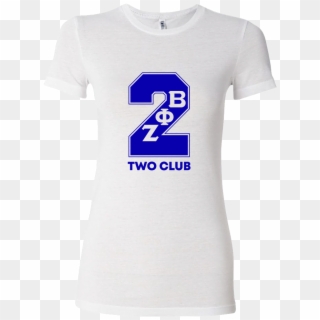 Zeta Phi Beta Line Number T-shirt Ladies Cut - Active Shirt, HD Png Download