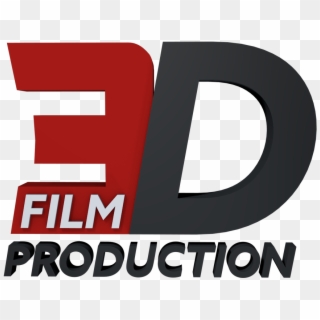 D - 3d Film Production Logo, HD Png Download