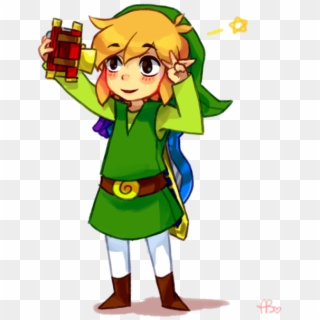 Link Legend Of Zelda Wind Waker Ww Link Wwhd Martbles - Cartoon, HD Png Download
