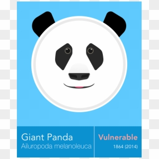 4- Giant Panda - Panda, HD Png Download