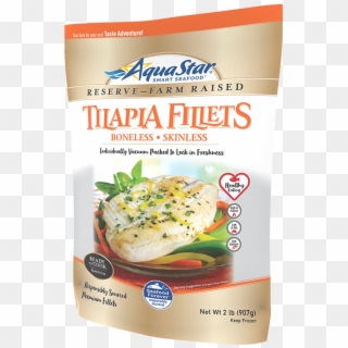Our Sustainably Sourced Tilapia Has A Mild Flavor And - Aqua Star Pollock Fillets, HD Png Download