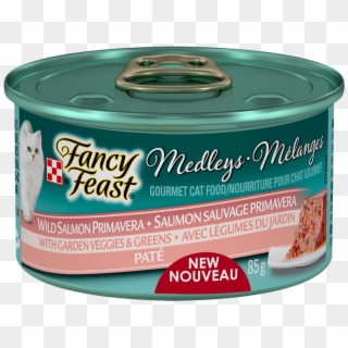 Fancy Feast Wet Cat Medleys Pate Wild Salmon - Fancy Feast Medleys, HD Png Download