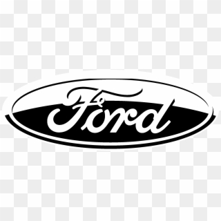 Ford Logo Black And White - Logo Ford Png, Transparent Png