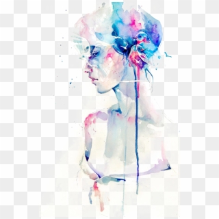 Abstract Woman Png File - Agnes Cecile, Transparent Png