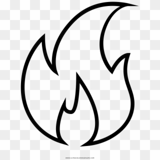 Black And White Flame Transprent Png Free - Flames Fire Clipart Black And White, Transparent Png