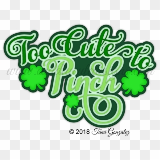 Too Cute To Pinch Title - Graphic Design, HD Png Download
