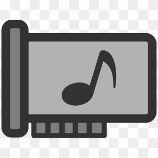 Music Flat Card Media Theme Sound Icon - Sonidos Medio De Comunicacion, HD Png Download