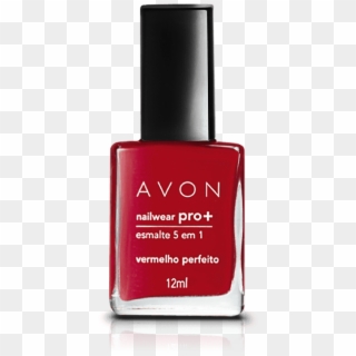 Avon Nailwear Pro Esmalte 5 Em 1 Vermelho Perfeito - Avon, HD Png Download