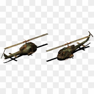 Huey Helicopter Png - Fallout Helicopter, Transparent Png