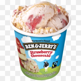 Strawberry Cheesecake Detail - Vanilla Ben And Jerry, HD Png Download