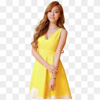 Png Jessica Snsd - Jessica Jung Yellow Dress, Transparent Png