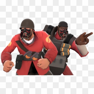 As A Demoman, Most People Who Equip The Chargin' Targe - Tf2 Soldier Menpo, HD Png Download