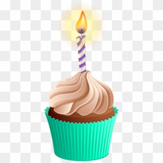 Free Png Download Birthday Cupcake Png Images Background - Birthday Transparent Background Cupcake Png, Png Download