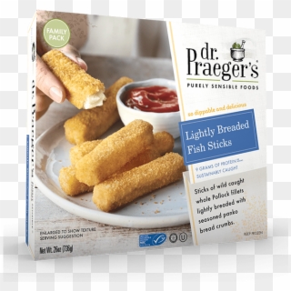 Praeger'slightly Breadedfish Sticks - Dr Praeger's Fish Sticks, HD Png Download