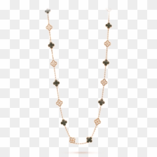Vintage Alhambra Long Necklace, 20 Motifs - Necklace, HD Png Download