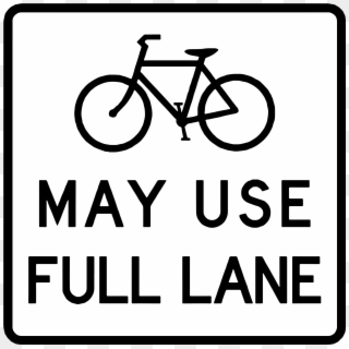 0372 May Use Full Lane - Road Bicycle, HD Png Download