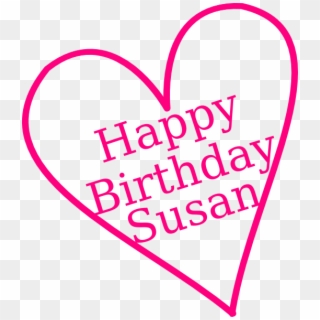 Happy Birthday Susan Clip Art, HD Png Download